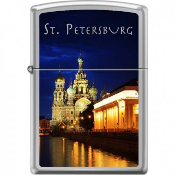 Зажигалка ZIPPO 250 ST PETERSBURG CHURCH Зажигалка ZIPPO 250 ST PETERSBURG CHURCH